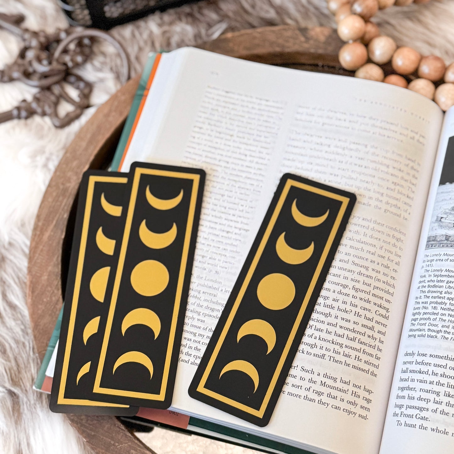 Foiled Moon Phase Bookmark