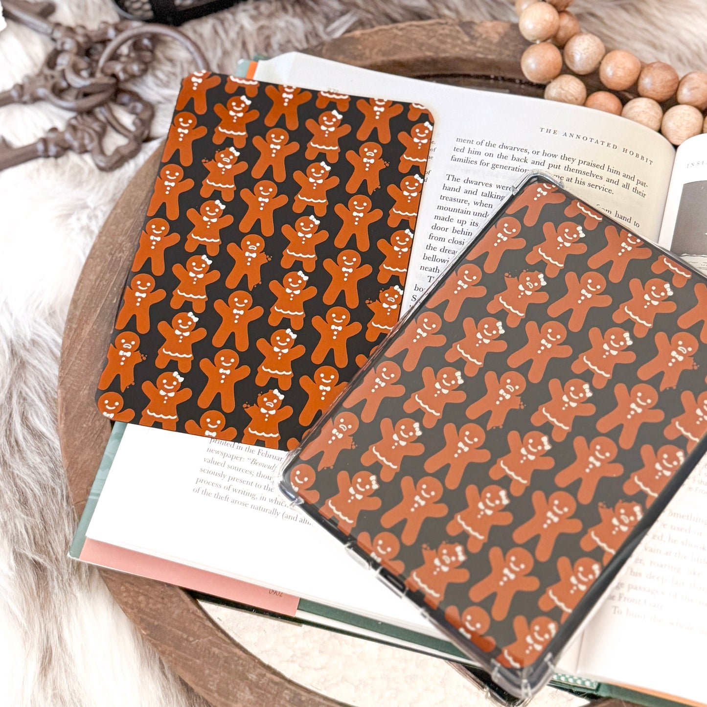 Foiled Gingerbread Kindle Insert