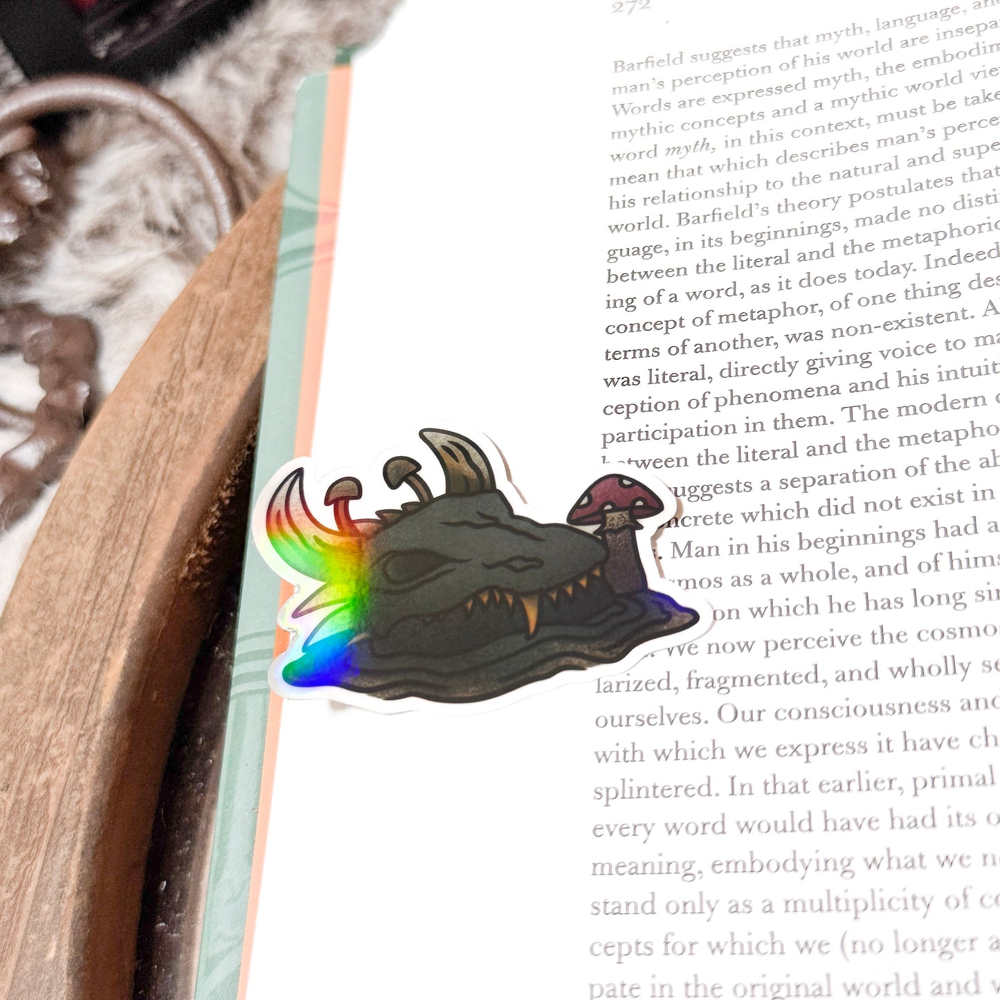 Dragon Skull Sticker