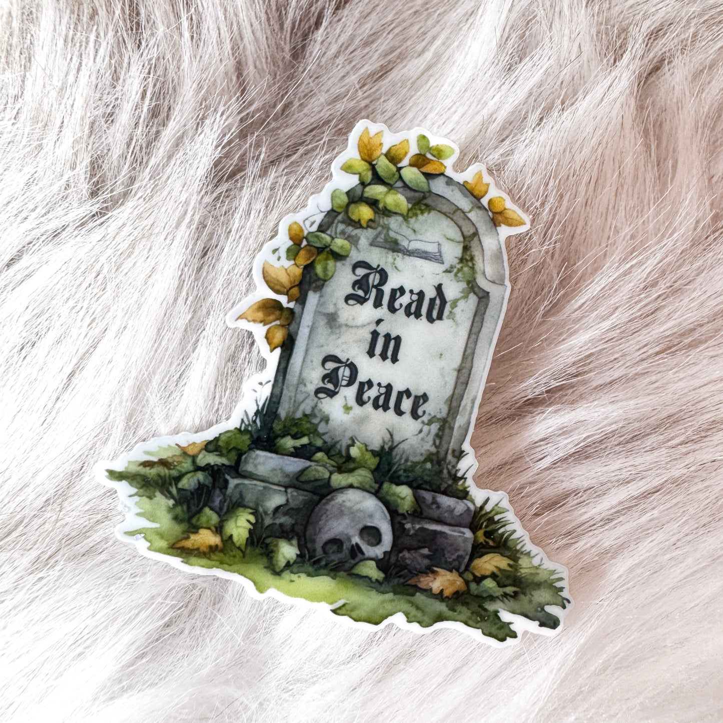 Read in Peace Sticker