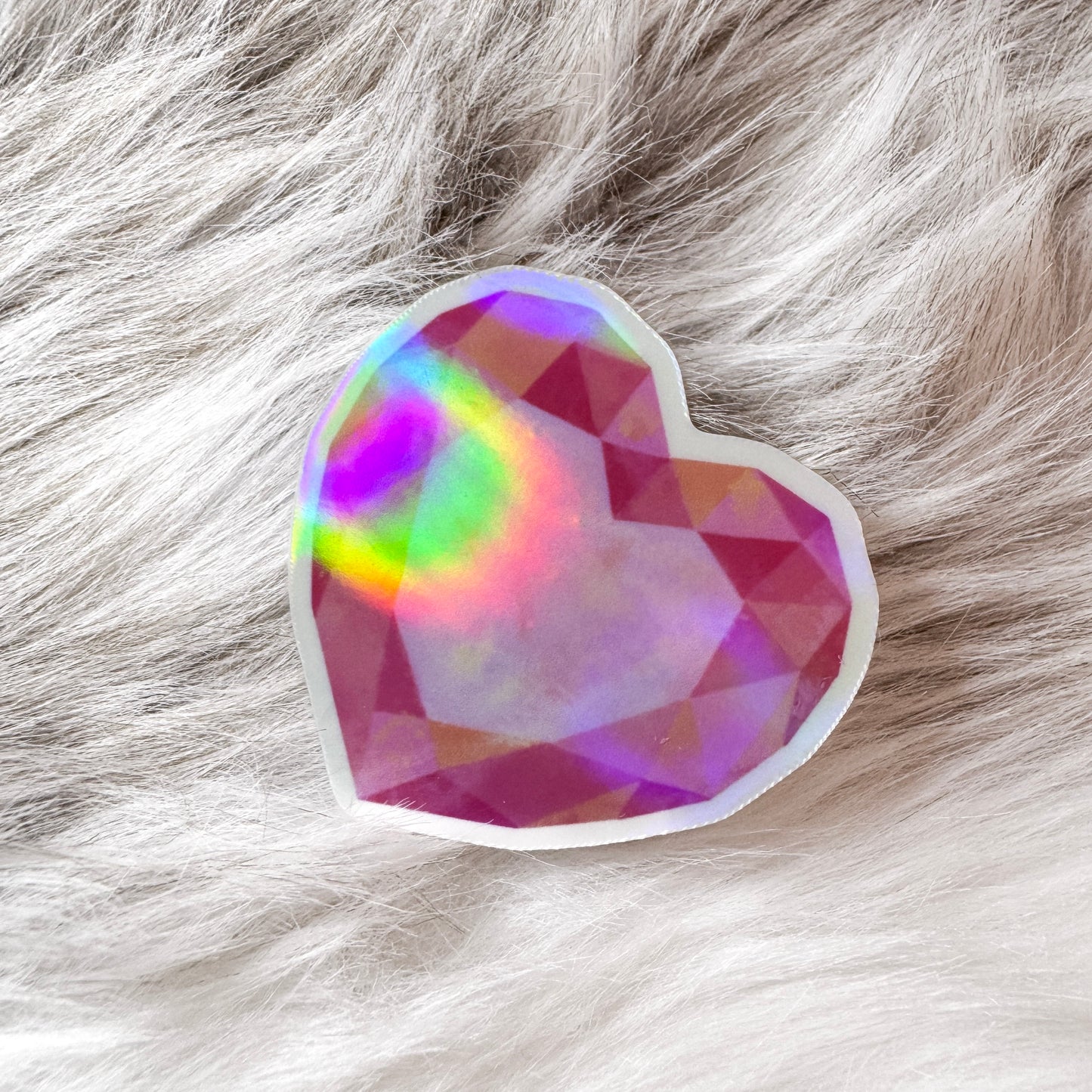 Crystal Heart Sticker