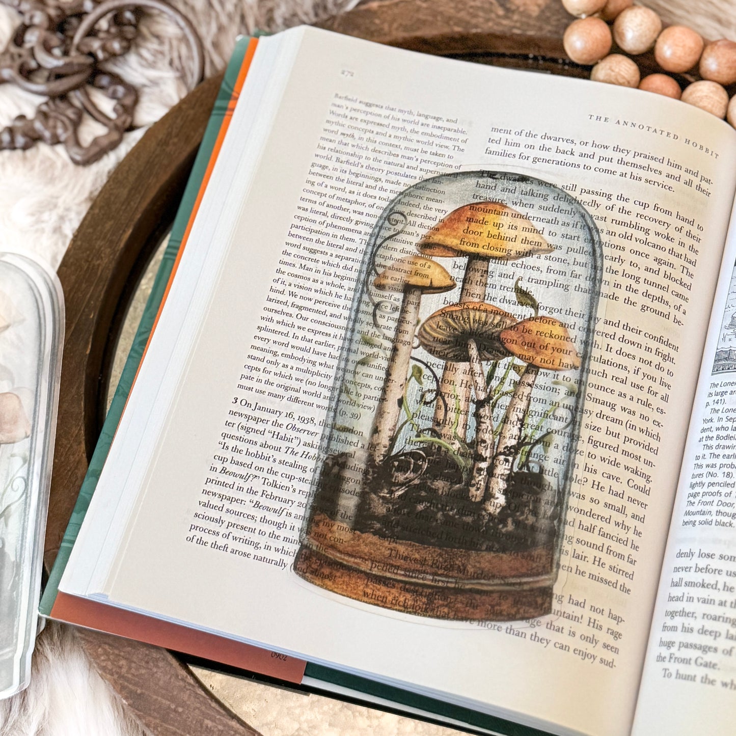 Mushroom Jar Bookmark